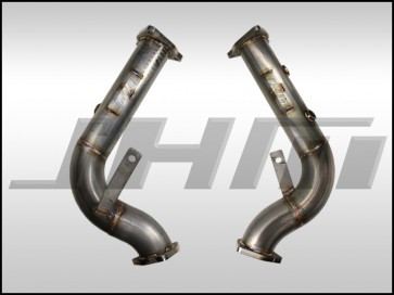 Exhaust - Race Pipes - (VERSION 2) Stainless Steel, 2.5" (JHM) for B8-S5 4.2L FSI (32v)