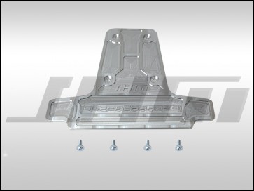 Supercharger Plate - Replaces factory cover - Billet (JHM) RAW for B8 S4-S5 Q5-SQ5 C6-C7 A6-A7 D4 A8 and 4L Q7 3.0T