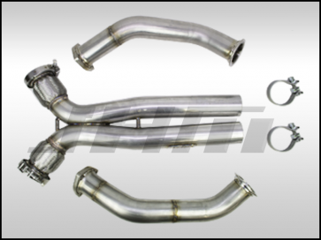 Exhaust - 2.75" Performance Downpipe and X-Pipe Combo (JHM) for B8-RS5 4.2L
