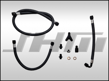 Braided Kevlar Fuel Line Re-Route Kit (JHM) for C7 S6-S7-RS7 4.0T