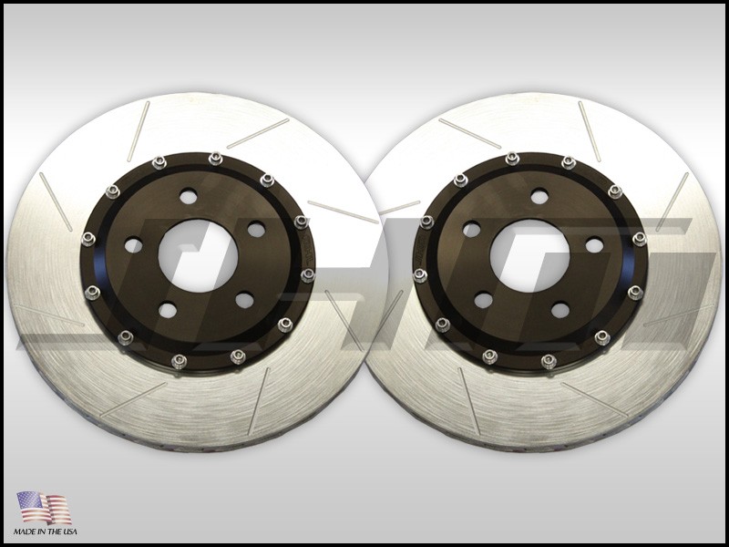 Discos De Freno Delanteros Perforados Y Ranurados 11,34" (288mm) Para VW Passat Y Audi A4/A6/S6