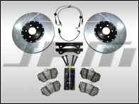 Front BBK (Big Brake Kit) JHM 382mm Porsche 19Z (Brembo 6-piston) for B8 A4-A5-S4-S5-Q5 - NO Calipers