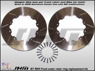 Front Rotor Rings(pair)- JHM Lightweight for B7 RS4