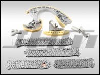 JHM ALL CHAINS and TENSIONERS for Timing Chain Service Kit (OEM) for B6-B7 S4, C6 A6 and C5 allroad w chain 4.2L 40v