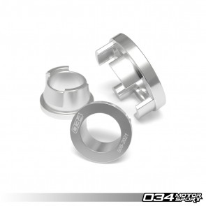 BILLET ALUMINUM REAR DIFFERENTIAL MOUNT INSERT KIT (034Motorsport), B9 AUDI A4/S4 & ALLROAD