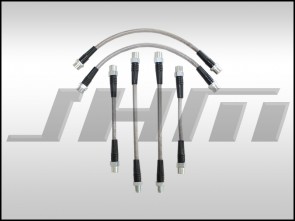 Brake Line Kit-Stainless (JHM) Front and Rear Lines for B5-S4