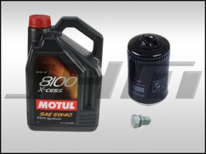 Oil Change Kit (JHM) Motul X-cess 8100 (5w40) for B6-A4 1.8T