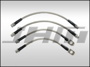 Brake Line Kit-Stainless (JHM) Front and Rear Lines for Audi A3 8P and VW EOS, Golf, Jetta MKV-MKVI 