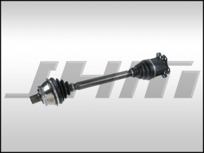 Front CV Shaft, Complete w Joints, Left-Driver Side (OEM-GKN) for B6-B7 S4-RS4 MT