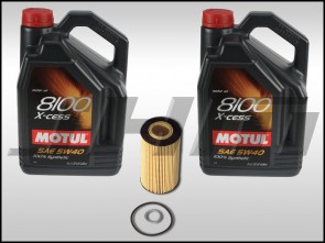 Oil Change Kit (JHM) Motul X-cess 8100 (5w40) for B6/B7 S4 and C5-allroad w chain 4.2L