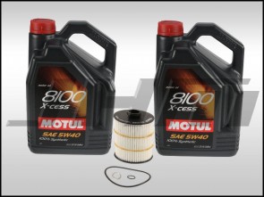 Oil Change Kit (JHM) Motul X-cess 8100 (5w40) for 4.0T C7-C7.5 S6-S7-RS7, D4-D4.5 A8-S8