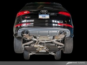 Exhaust - Cat-Back - AWE TOURING EDITION with Chrome Tips for B8 SQ5 3.0T