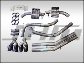 Exhaust - JHM - 2.5" Performance Cat-back - TITANIUM BLACK TIPS for B9 S5 3.0T (2-Door)